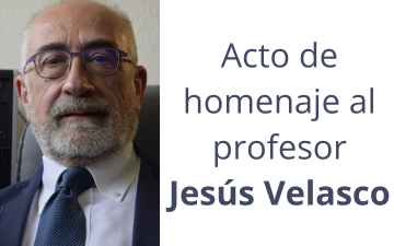 Acto de homenaje al profesor Jesús Velasco