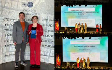 Nuestros estudiantes son galardonados en la 6ª Jornadas de Geodatos del Ayuntamiento de Madrid