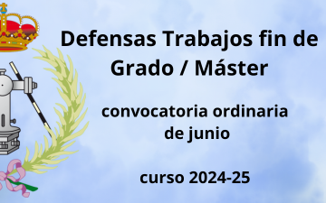 Defensa Trabajos Fin de Titulación